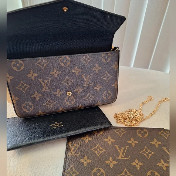 3 PC Monogram Crossbody Set - Picture 2 of 7